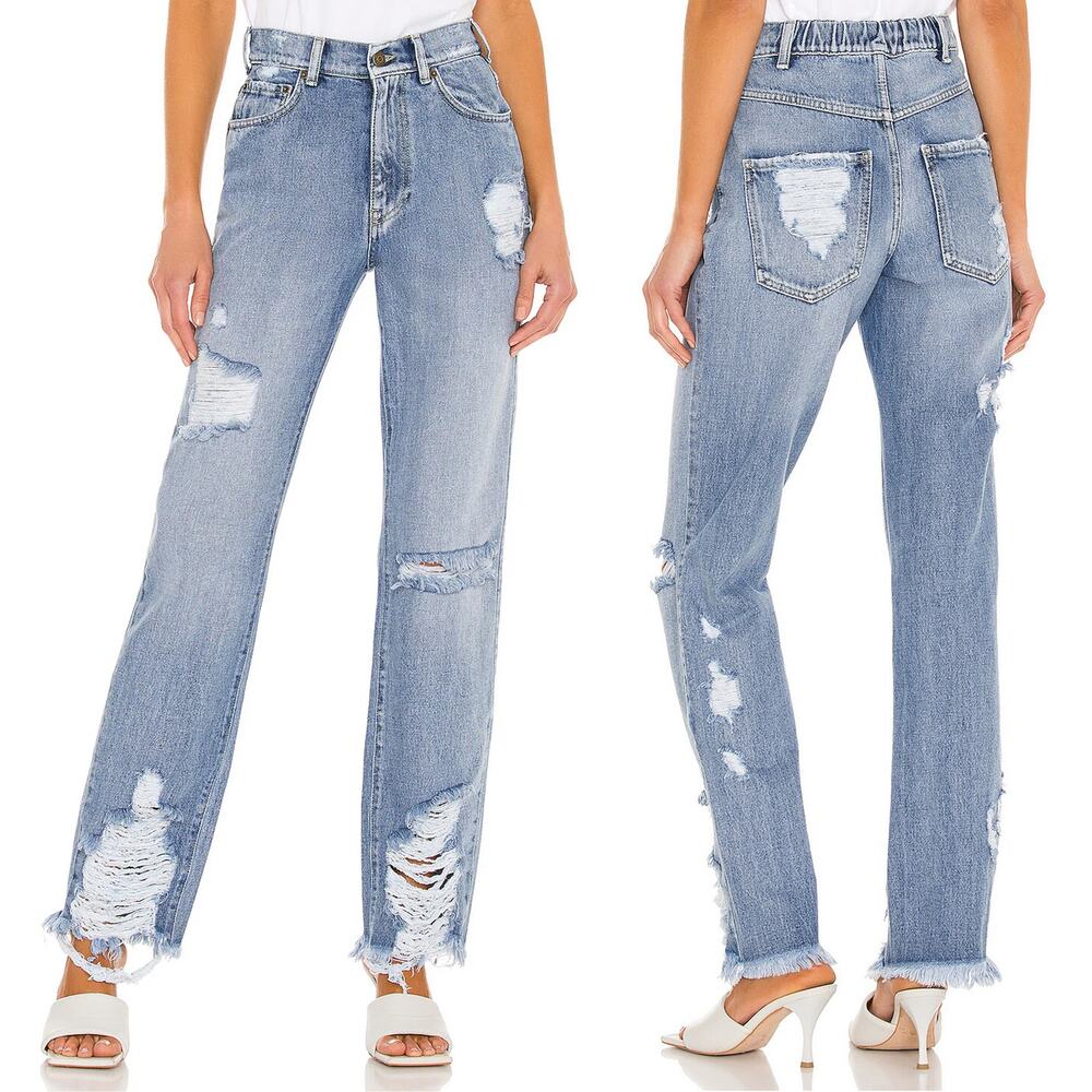 SER.O.YA Maggie Mid Rise Vintage Straight Jeans Size 26 Lakewood